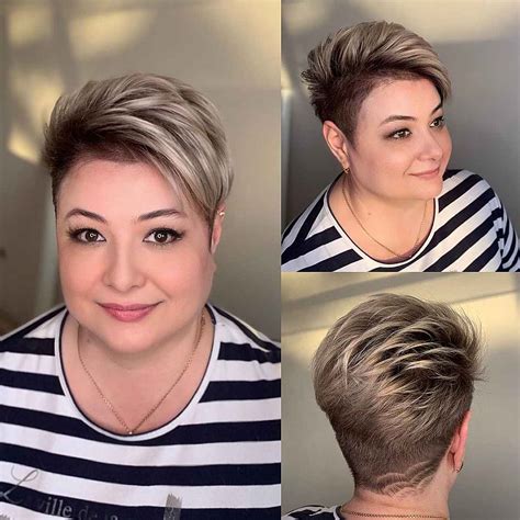 chubby short hair|30 Flattering Hairstyles for Plus.